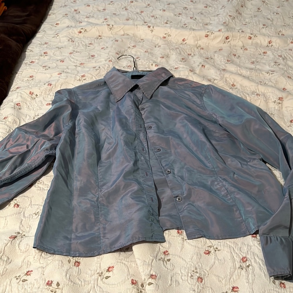 L Attention iridescent shirt